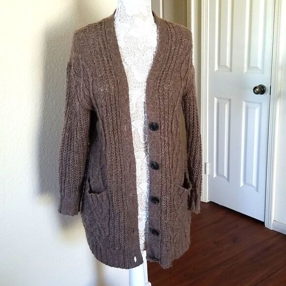 American Eagle Outfitters Wool Blend Cardigan Sweater - Picture 1 of 7